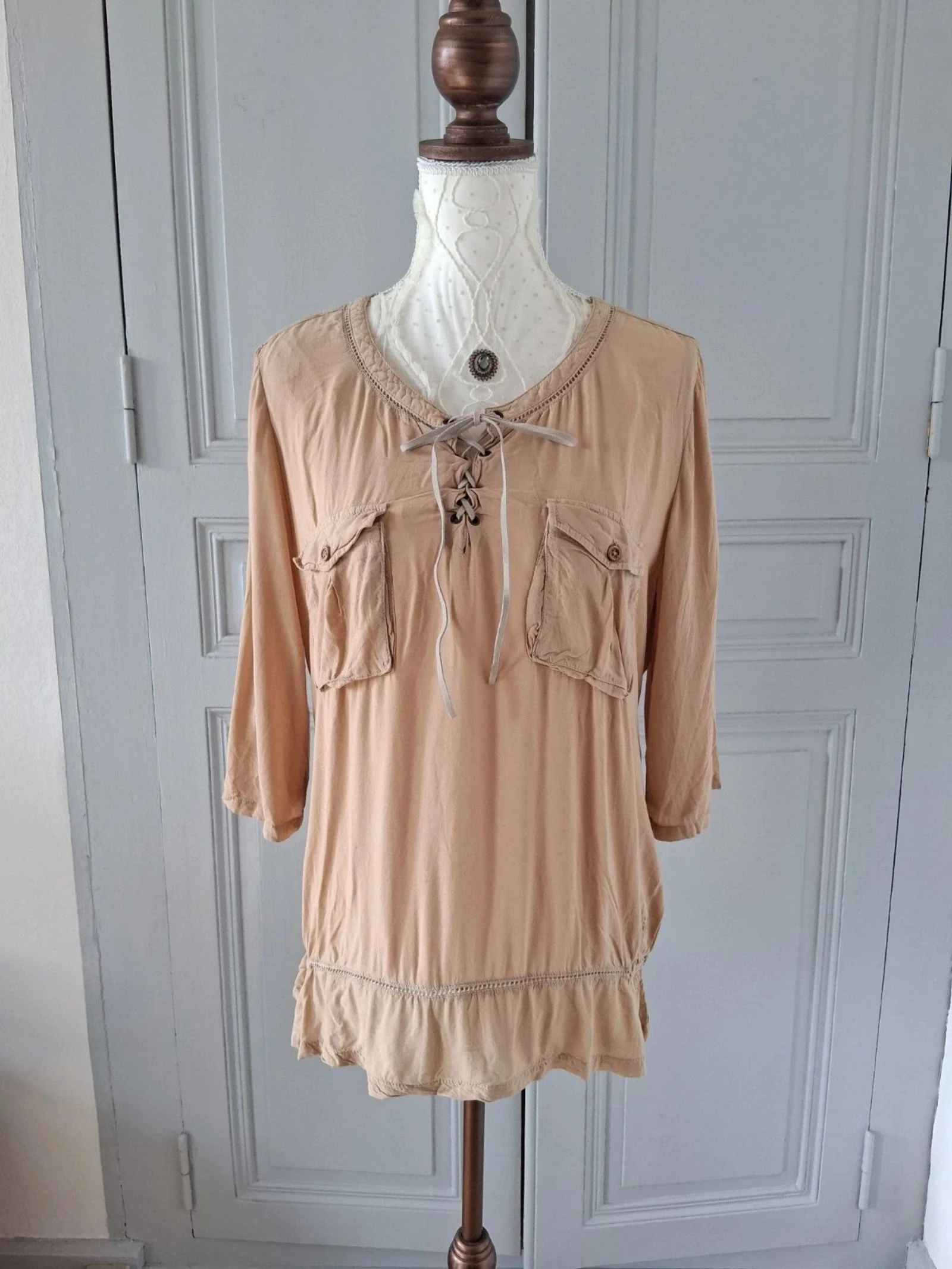Túnica Kaporal - Estilo boho/Safari 🐅 Talla S – photo 2